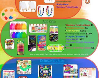 Craft/Art/Painting Party Favors (Set of 12)