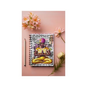 Faith-Inspired Spiral Notebook - Prayer and Positivity Journal, Spiritual Gifts, Inspirational Writing, Christian Notebook