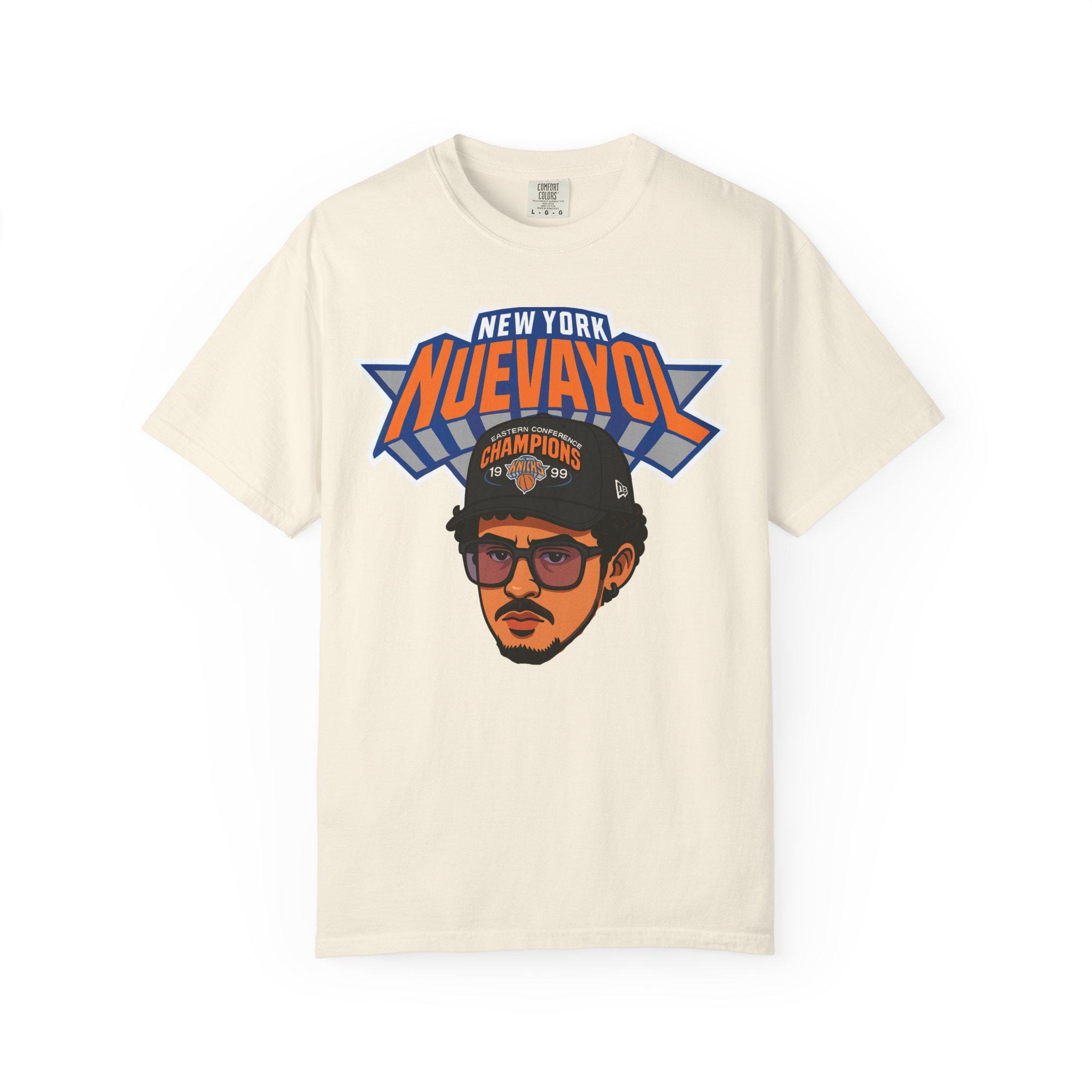 Nuevayol T-shirt - Retro New York Knicks Style Graphic Tee | Latin