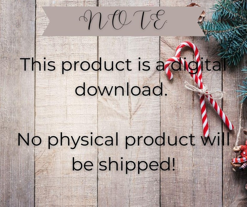 Printable Christmas Menu Planner and Shopping List Bundle- Letter and ...