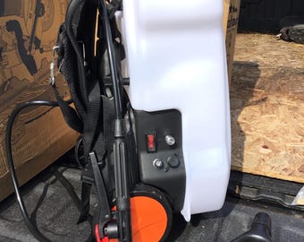 PetraTools 4 Gallon HD4100- PRO Backpack Sprayer Battery Powered with Cart