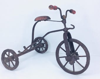 Wrought Iron Cycle Kids Handmade Toy and Home Decor Showpiece