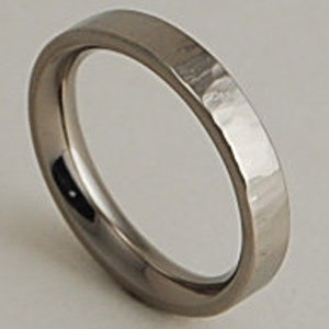 Aphrodite Band with Comfort fit interior , Titanium Ring , Wedding Band , Promise Ring