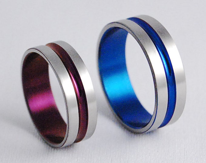 Dionysus Bands , Titanium Rings , Wedding Bands , Promise Rings