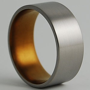 Apollo Band , Titanium Ring , Wedding Band , Promise Ring