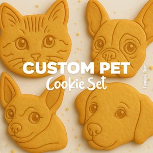 Custom Pet Cookie Cutters