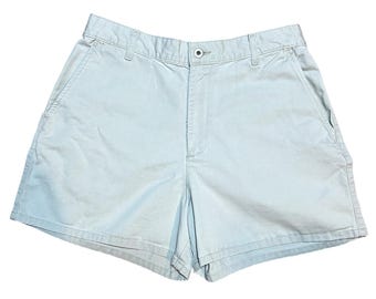 Szorty Calvin Klein Khakis z wysokim stanem – wyprodukowano w USA, bawełna, rozmiar 12