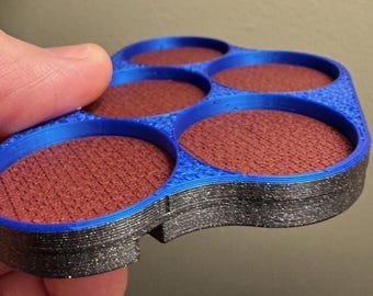 28 mmおよび28.5 mmの卓上ミニチュア用に設計された磁気5x28.5 mm移動トレイ