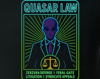 Quasar Law Hoodie : Dungeon Crawler Carl Unofficial - DTF