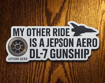 Holographic Omega Force DL-7 Bumper Sticker - Humor