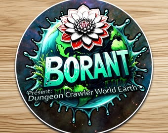 Sticker - Dungeon Crawl:Earth - Dungeon Crawler Carl - DCC - Vinyl Decal - Weatherproof - Durable