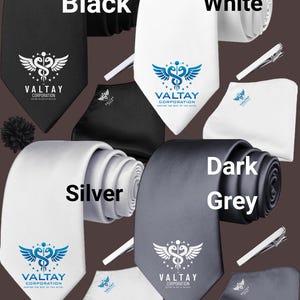 Valtay Corporation Halsband - Satin - Företagslogotyp - Inofficiell Dungeon Crawler Carl