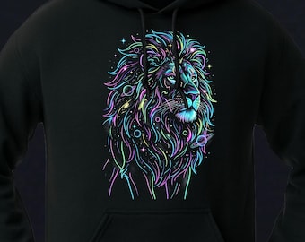 Cosmic Lion - Fleece Hoodie