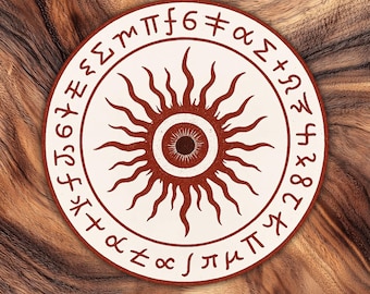 The Plenty Sticker - Runic - Dungeon Crawler Carl - DCC - Vinyl Decal - Weatherproof - Durable