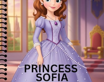 Princess Sofia Coloring Book | 20 Enchanted Kingdom Pages (Digital Download)