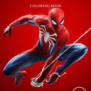 Spider-Man Coloring Book for Kids – Superhero Fun Activity Pages – Printable & Instant Download
