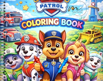 Paw Patrol Coloring Book: Printable Kids Activity Pages (PDF Download)