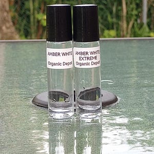 Amber White Oil Fragrance Body Oil 1/3 oz (U)