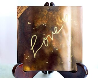Ceramic LOVE Trivet