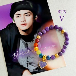 BTS V Borahae Bracelet