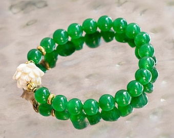 White Lotus Enlightenment Bracelet