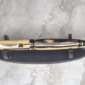 Aristócrata: instrumento de escritura de madera exótica hecho a mano, bolígrafo de tinta único y elegante personalizado, bolígrafo personalizado hermoso y lujoso único en su tipo.