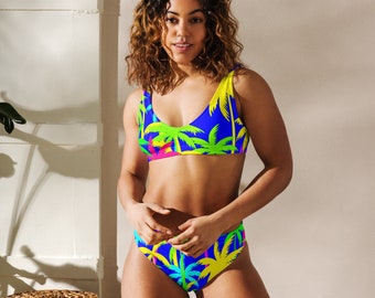 Cayman Islands Recycled high-waisted bikini