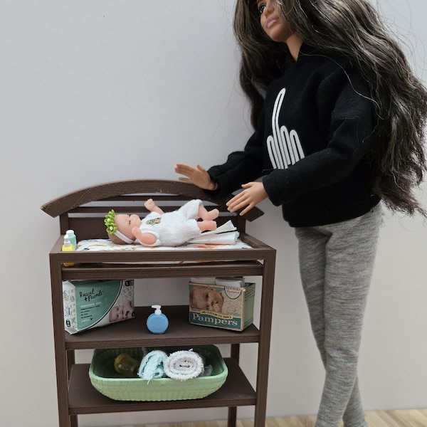 1/6 Scale, Zuru Baby Changing Table