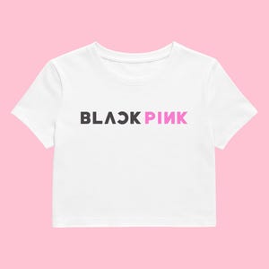 Unisex Blackpink Baby T-Shirt für Fans, Kpop Black Pink T-Shirt, Rahmenloses Black Pink Shirt, Geschenk für Blackpink Liebhaber, Süßes Kpop T-Shirt