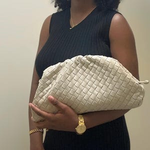 Pochette tissée, Pochette bandoulière de soirée, Dumpling pour femme, Sac à main pour femme, cadeau d'anniversaire, Best-seller, Sac à main de luxe