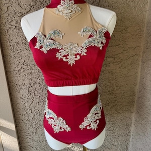 Two piece circus/dance costume