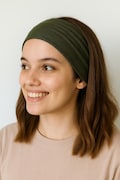 Organic Cotton Tencel Extra Wide Headband, Stretch Yoga Hairband product logo