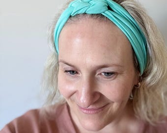 Braided Headband *Sailor Knot Headband * Tencel & Organic Cotton*