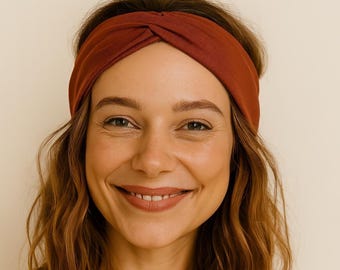 Fascia per capelli attorcigliata * Tencel e cotone biologico *Fascia per capelli attorcigliata* Fascia per capelli