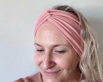 Serre-tête torsadé en tencel et coton biologique * serre-tête * serre-tête torsadé * serre-tête