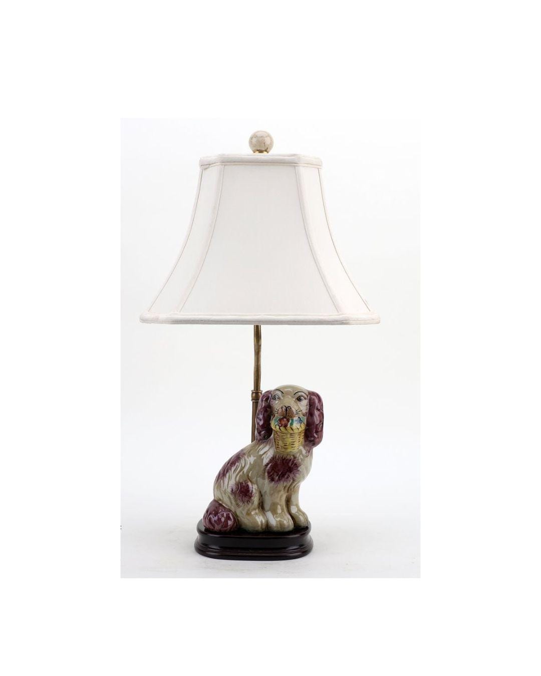 Vintage Dog Lamp - Etsy