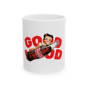 Betty Boop Retro Ceramic Mug - Fun Coffee Cup, Gifts for Her, Vintage Style, Drinkware for Collectors, Cute Kitchen Accessories
