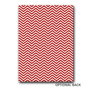 May include: Red and white chevron pattern background. This pattern is often used for holiday crafts and decorations.