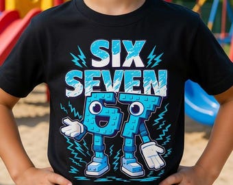 Camiseta divertida con el meme 67 Six Seven, camiseta italiana Brainrot, camiseta gráfica con estilo gamer, regalo viral de la cultura de internet para gamers y adolescentes.