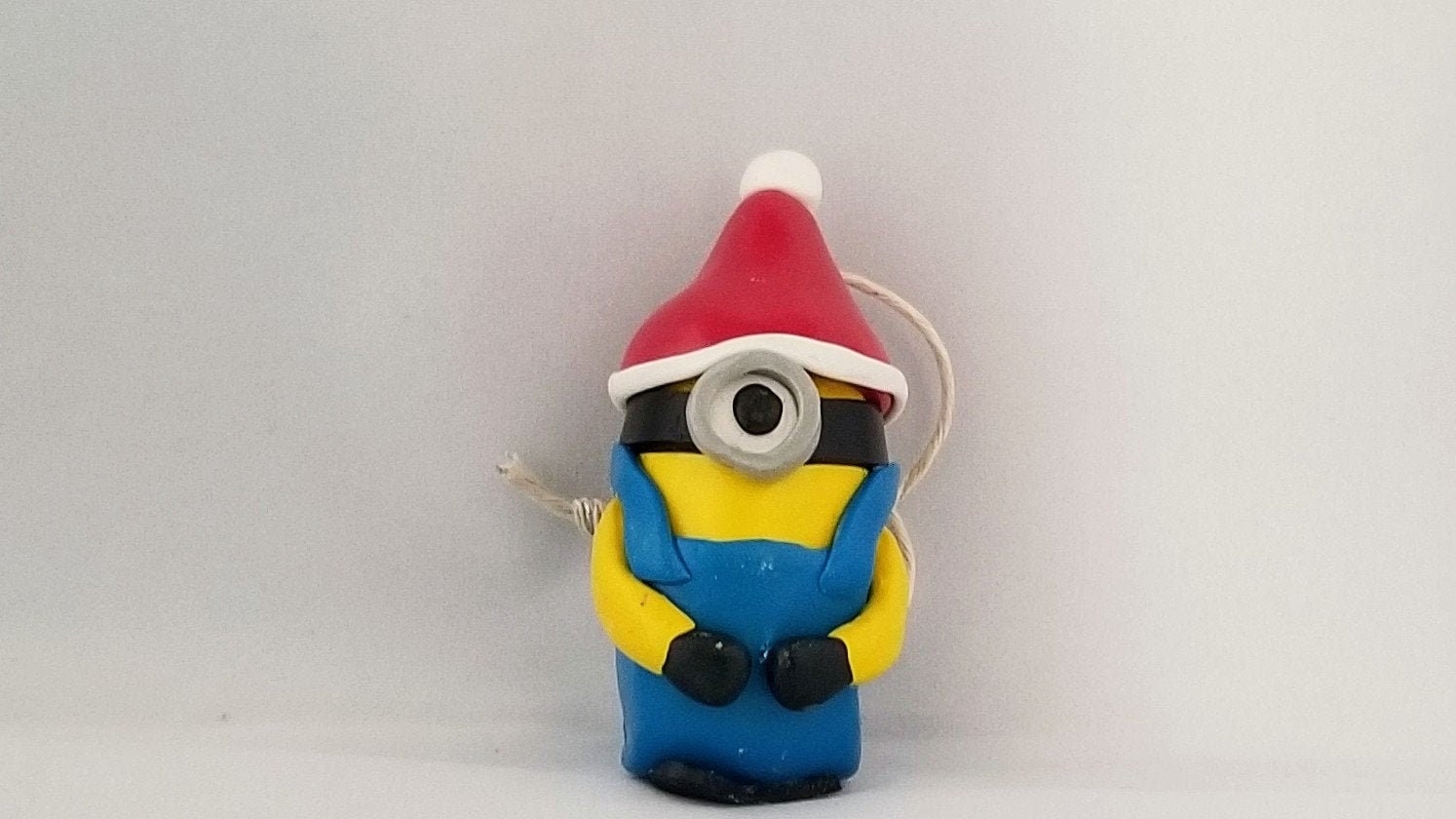 Polymer Clay Ornament-santa Hat 