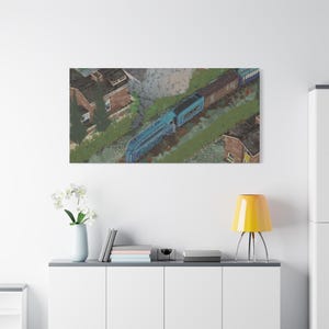 Baltimore and Ohio P7: Digital Art Canvas