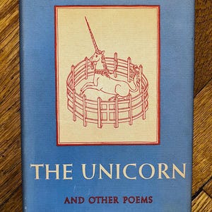 Book of Poetry “The Unicorn” by Anne Morrow Lindbergh first edition, third printing