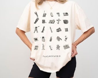 Camiseta con artículos de Phasmophobia