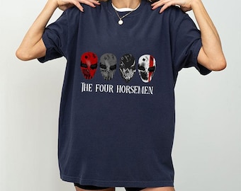 Camiseta de los Cuatro Jinetes de la Noche del Diablo, Regalo para amantes de los libros