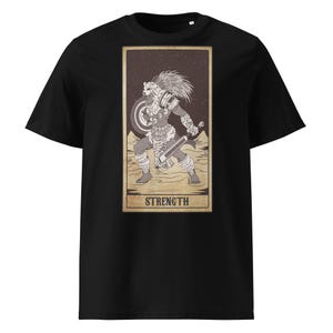 Stärke – Azteken Tarot Druck | Jaguarkriegerkraft | Innere Zucht & Mut Kunst