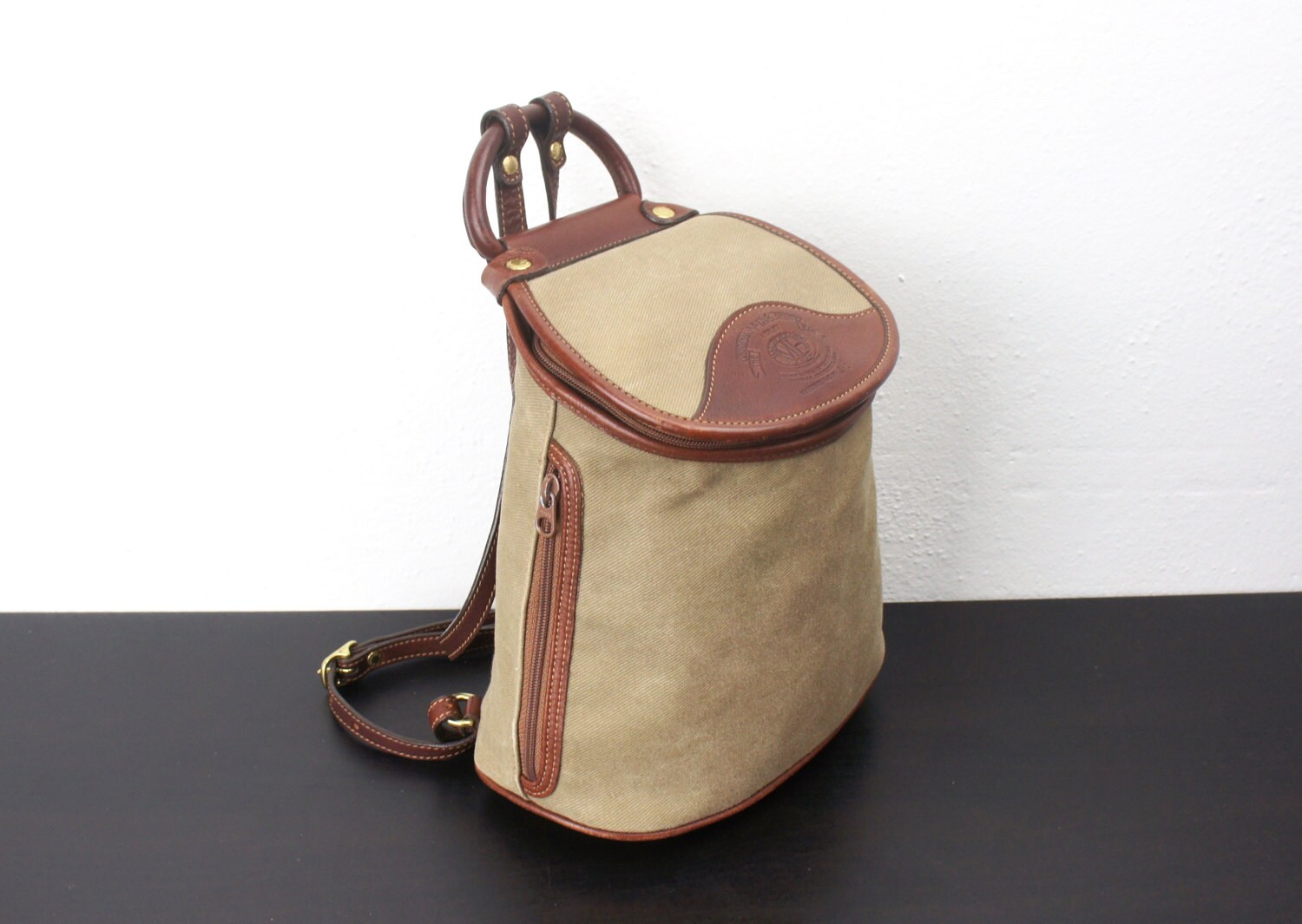 Vintage Marley Hodgson Ghurka Ashley No 138 Backpack, Khaki 
