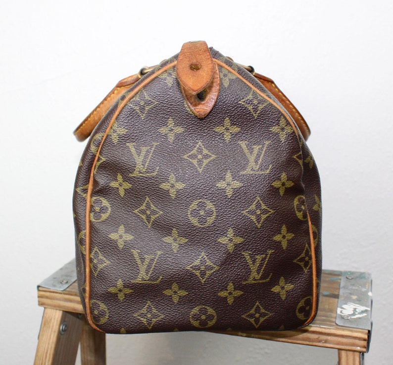 Vintage Louis Vuitton Speedy Bag Size 30 Medium Brown | Etsy