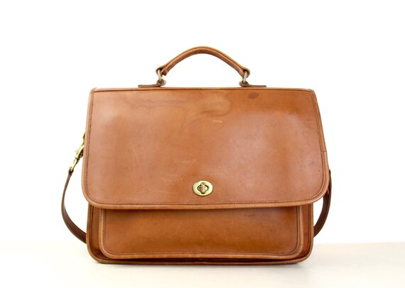 coach beekman briefcase british tan