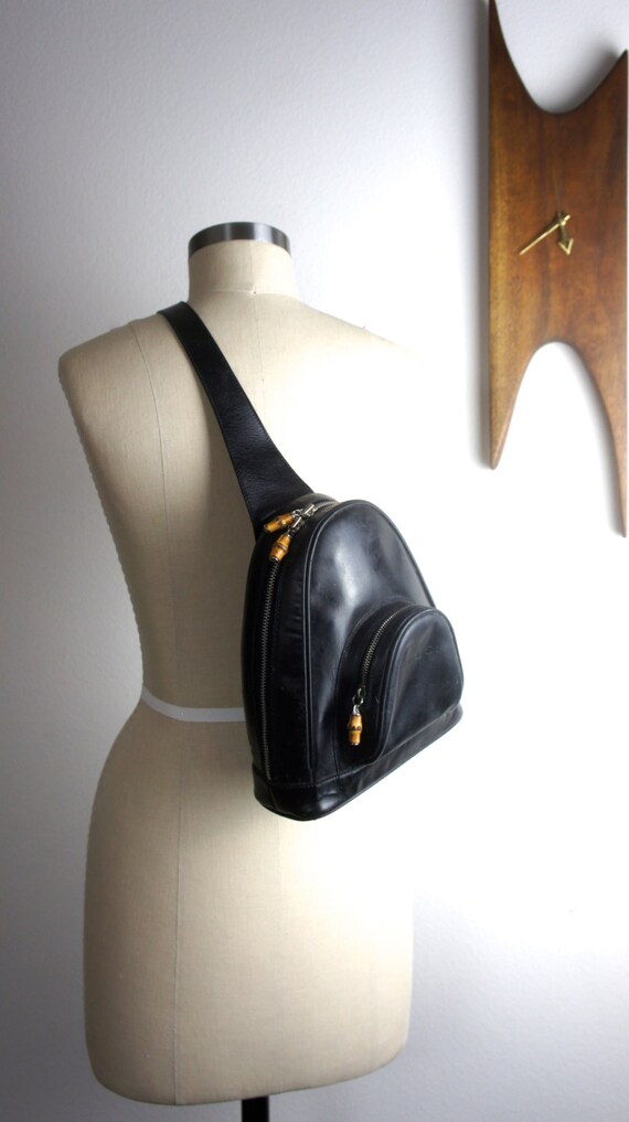 gucci one shoulder backpack