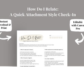 Check-in dello stile di attaccamento